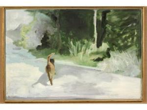 STUTCHBURY Helen 1934-2012,Promenade dans les landes,Morlaix Encheres FR 2009-02-23