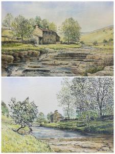 STUTTLE Alan 1939,Rural River Landscape,David Duggleby Limited GB 2022-10-01