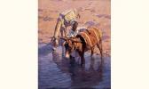 STYKA Adam 1890-1959,Le jeune ânier au point d'eau.,Gros-Delettrez FR 2004-12-13