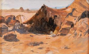 STYKA Adam 1890-1959,Osada na pustyni,Desa Unicum PL 2024-03-11