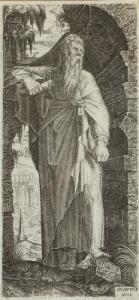SUAVIUS Lambert 1510-1567,St. Paul standing under an overgrown arch,1545,Bruun Rasmussen 2021-02-08