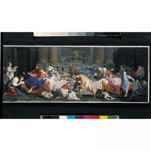 SUBLEYRAS TIBALDI Maria Felicita,the banquet at the house of simon,1737,Sotheby's 2004-01-21