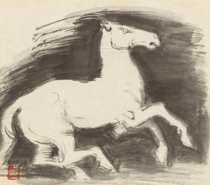 SUDA Kunitaro 1891-1961,Horse,Mainichi Auction JP 2023-09-07