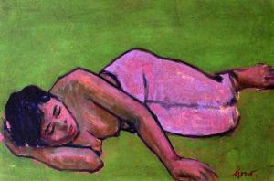 Sudargono 1956,Reclining Nude,1991,Sidharta ID 2023-07-01