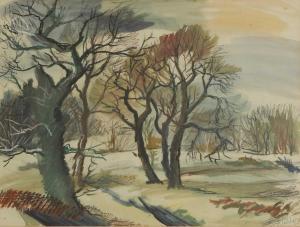 SUDDABY Rowland 1912-1972,A view through trees,Sworders GB 2024-02-18