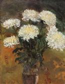 SUDJOJONO Sindutomo 1913-1986,White chrysanthemums,1981,Christie's GB 2006-05-28