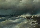 SUDKOVSKI Rufin Gavrilovich 1850-1885,A storm near Odessa,1881,Christie's GB 2011-11-28