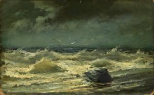 SUDKOVSKI Rufin Gavrilovich 1850-1885,Stormy Sea,MacDougall's GB 2018-11-29