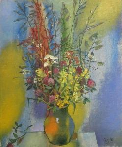 SUDNIKA Zita 1958,The flowers,1993,Antonija LV 2016-11-06