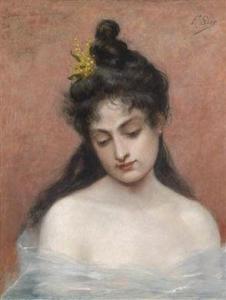 SUE F 1800-1800,Portrait of a Young Woman,Palais Dorotheum AT 2012-02-06