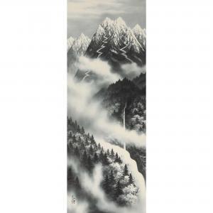 SUGIHARA Genjin 1912-2009,SOUNKYO GORGE,New Art Est-Ouest Auctions JP 2023-07-30