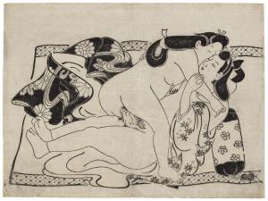 SUGIMURA Jihei 1681-1697,A couple making love,Christie's GB 2021-09-21
