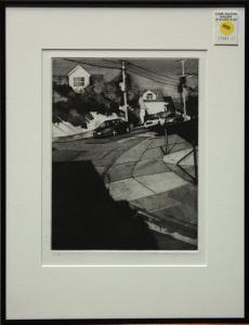 SUGITA Toru,View of Street,1964,Clars Auction Gallery US 2009-05-02
