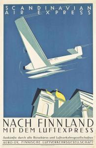 SUHONEN JORMA 1911-1987,SCANDINAVIAN AIR EXPRESS, NACH FINNLAND,Christie's GB 2014-11-13