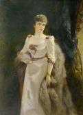 SUHRLANDT Carl 1828-1919,Portrait of Lady Muriel Hay,1894,Galerie Koller CH 2012-03-30