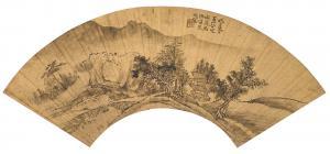 SUI CHENG 1605-1672,FOREST VILLAGE,1648,Sotheby's GB 2018-04-01
