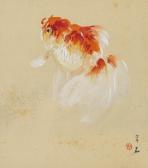 SUISEKI Ohashi 1865-1945,Goldfish,Mainichi Auction JP 2023-08-03