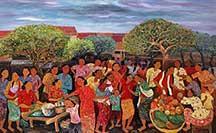 SUKADI Ledek 1969,Pasar di Yogyakarta,2015,Sidharta ID 2015-09-05