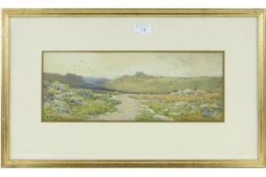 SUKER Arthur 1857-1940,Moorland landscape,Burstow and Hewett GB 2015-02-25
