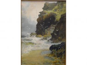 SUKER Arthur 1857-1940,West Country Cliffs,Chilcotts GB 2011-02-12