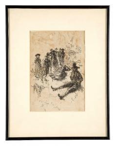 SULLIVAN Edmund Joseph 1869-1933,Illustration for The Compleat Angler,1896,Rosebery's GB 2021-05-08