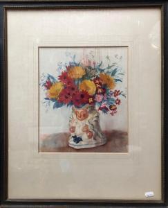 SULLIVAN Edmund Joseph 1869-1933,Still life study with summer flowers in ,1929,Andrew Smith and Son 2019-05-21