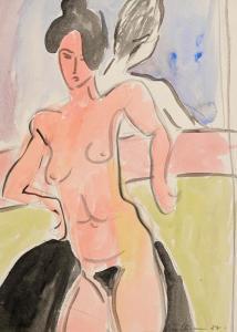 SULLIVAN John 1940,Nude in Front of a Mirror,1988,Morgan O'Driscoll IE 2022-12-05