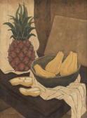 SULLIVAN Stella 1924,Still Life-Pineapple,1951,Dallas Auction US 2012-01-28
