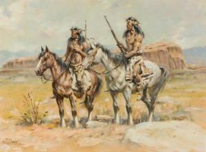 SULTAN Charles 1913-1984,Desert Prowlers,John Moran Auctioneers US 2020-03-15