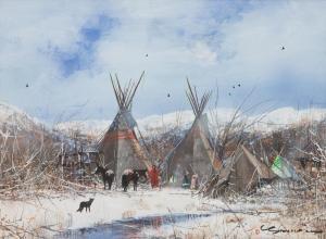 SUMIDA Gregory 1948,Takka Winter Encampment (The Winter Snow Encampment),Hindman US 2021-05-06