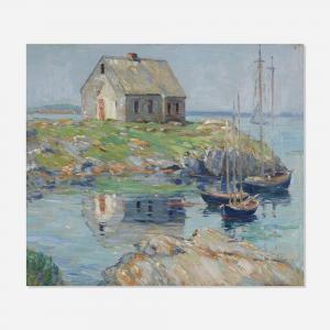 SUMMERS Ivan F 1886-1964,Harbor Scene with a House,Toomey & Co. Auctioneers US 2024-02-15