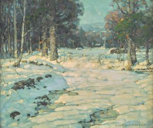 SUMMERS Ivan F 1886-1964,Winter Stream,1916,Freeman US 2023-12-05