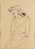 SUMNER Maud Eyston Frances 1902-1985,PORTRAIT OF A WOMAN,Ashbey's ZA 2020-03-12