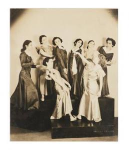 SUNAMI Soichi 1885-1971,Troupe of Dancers,New Orleans Auction US 2021-11-18