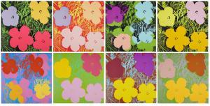 SUNDAY MORNING B.,A Set of Eight Flower Prints,Rosebery's GB 2024-04-23