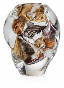 SUNDBERG Per 1887-1968,Fabula' glass vase,Bukowskis SE 2010-11-17