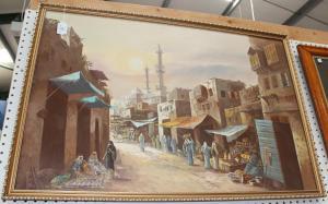 SUNG N. D,Eastern Street Scene,Tooveys Auction GB 2014-07-16