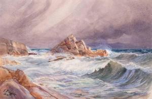 SUPPLE J.F 1800-1800,SEASCAPE,1870,Whyte's IE 2023-12-13