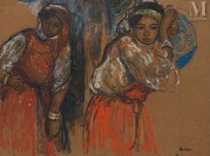SURÉDA André 1872-1930,Deux femmes marocaines,Millon & Associés FR 2024-03-21
