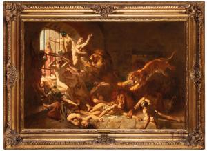 SURAND Gustave 1860-1937,I cristiani nella fossa dei leoni,Wannenes Art Auctions IT 2024-03-05