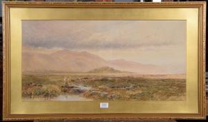 SURTEES John 1817-1915,Nothumberland moorland landscape,Tennant's GB 2021-05-28