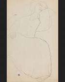 SURVAGE Leopold 1879-1968,FEMME PENSIVE,1928,Besch Cannes Auction FR 2023-08-15