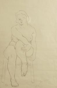 SURVAGE Leopold 1879-1968,Seated Nude,Shapiro Auctions US 2012-04-28