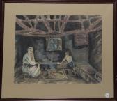 SUSIC Tihomila 1900-1900,Interior Scene,Hindman US 2014-02-19
