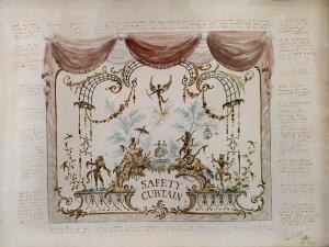 SUTCLIFFE Berkeley,design for the safety curtain for the Piccadilly T,Charterhouse 2023-07-06
