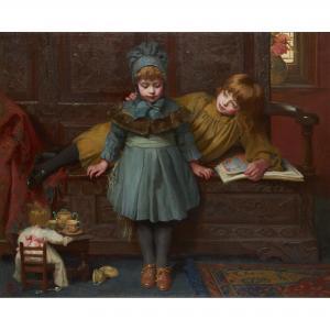 SUTCLIFFE Harriette F.A 1881-1922,HER NEW BROWN SHOES,Lyon & Turnbull GB 2021-11-17