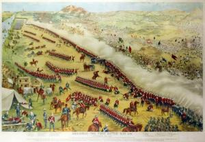 SUTHERLAND A,Omdurman - The First Battle - 6.30am,19th Century,Canterbury Auction GB 2018-06-05