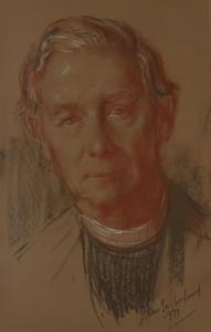 SUTHERLAND Alan 1931-2019,PORTRAIT OF A REVEREND,1971,Great Western GB 2023-01-18