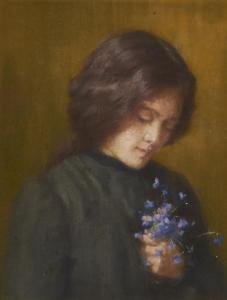SUTHERLAND Jane 1855-1928,First Violet,Shapiro AU 2020-11-23