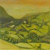 SUTHERLAND Jean Parker 1902-1978,panoramic landscape study,Eastbourne GB 2016-10-15